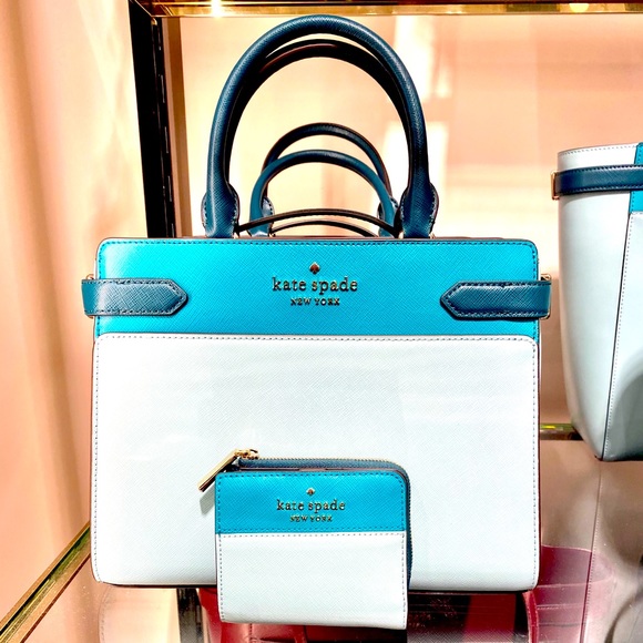 kate spade Handbags - KATE SPADE MEDIUM SATCHEL & SMALL ZIP BIFOLD WALT
